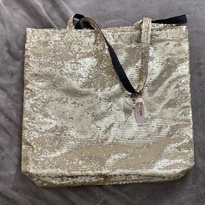 Victoria's Secret Shimmering Gold Tote